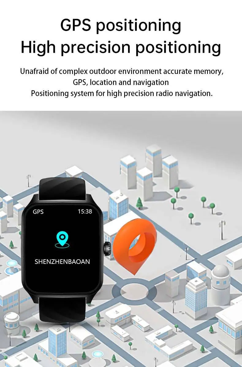 Rugged Smart Watch 1.85inch Outdoor Sport Men Cofit App S10 Ultra2 Smartwatch