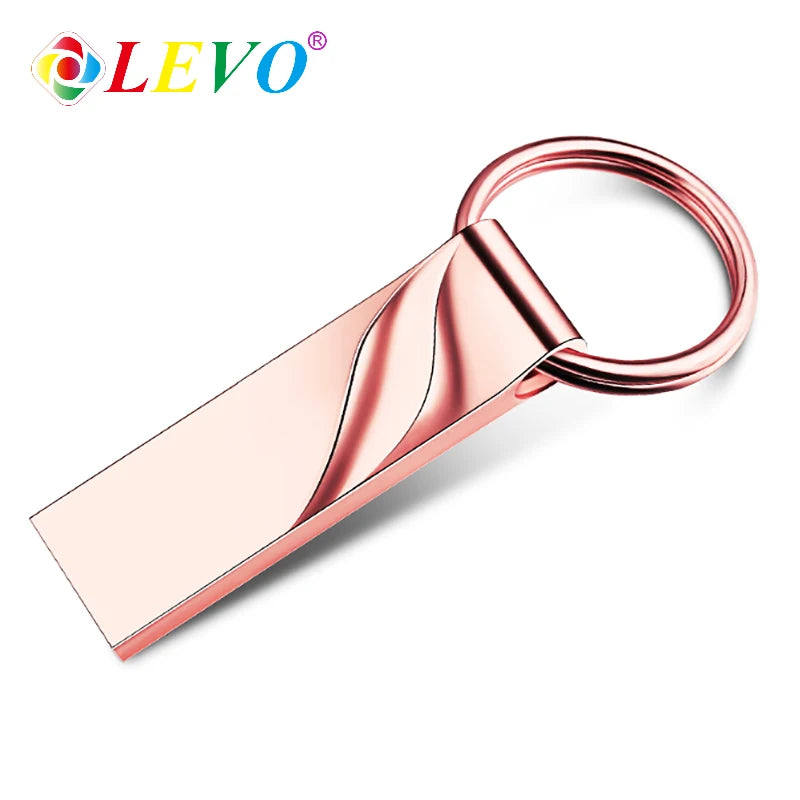 Metal USB Flash Drive 4GB 8GB 16GB 32GB 64GB 128GB Pen Drive Memory stick USB 2.0 Pendrive Creative gifts U disk