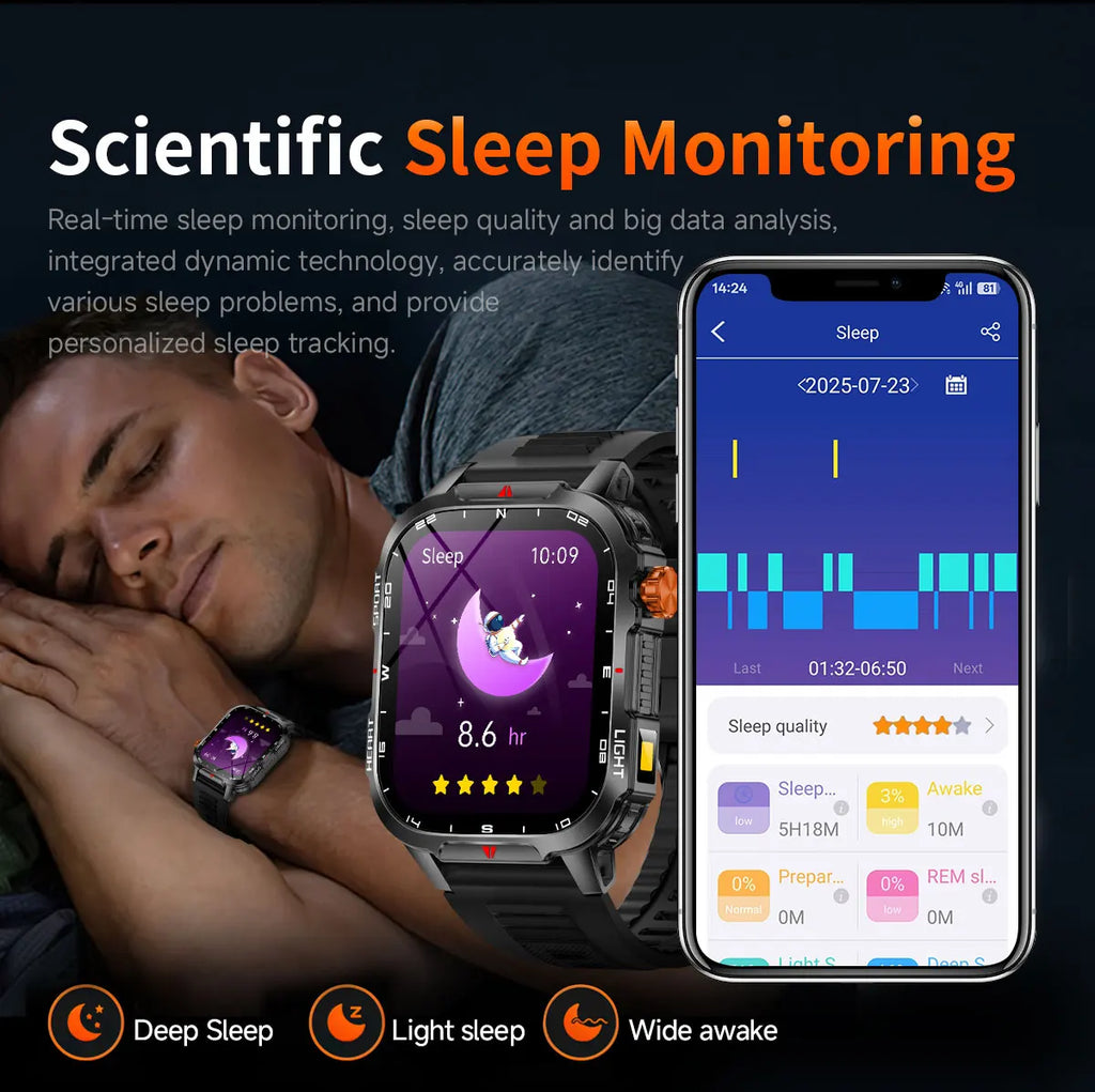 SENBONO V35 Smart Watch 1100mah Large Battery Compass Women's Cycle Management BT Call Message Push Sports Outdoor Smart Watch