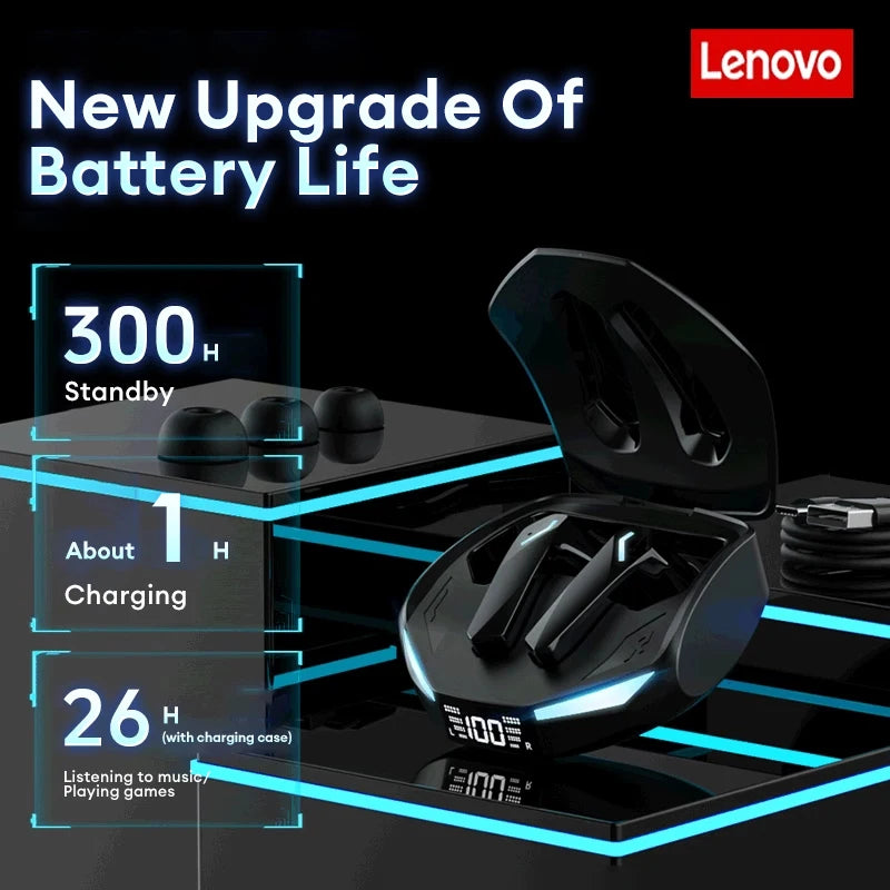 New Lenovo XT53 Wireless Bluetooth Earphones Low Latency Gaming Headphones HIFI Quality Sound HD Voice Noise Cancelling Earbuds