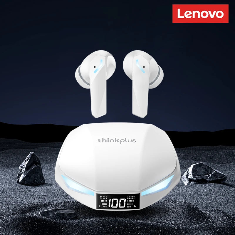 New Lenovo XT53 Wireless Bluetooth 5.4 Earphones LED Digital Display Waterproof Earbuds Noise Cancelling Gaming Headset