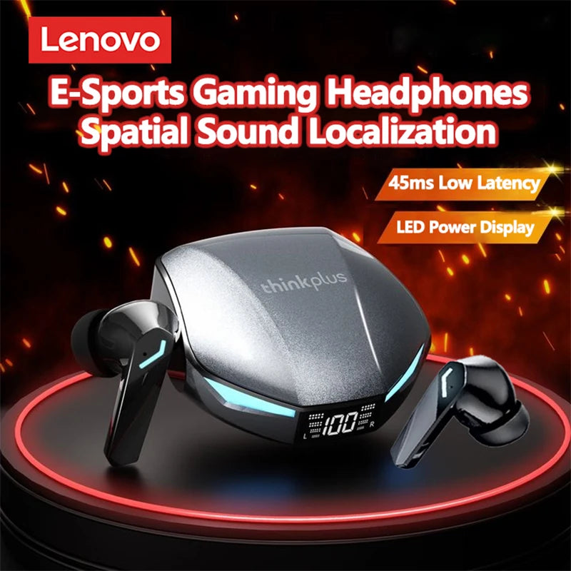 New Lenovo XT53 Wireless Bluetooth Earphones Low Latency Gaming Headphones HIFI Quality Sound HD Voice Noise Cancelling Earbuds